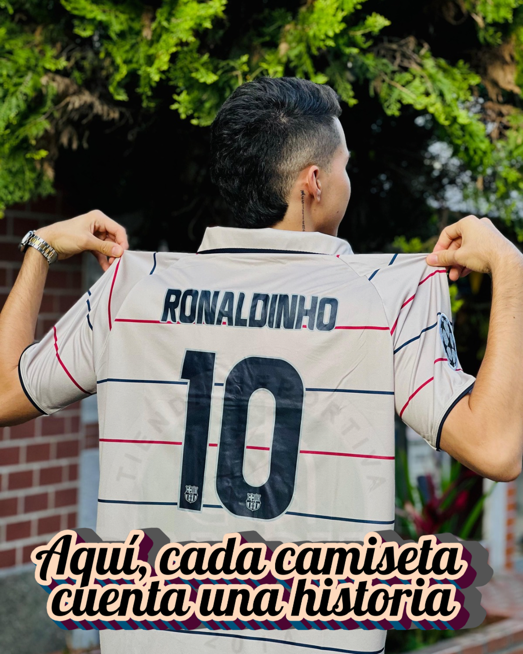 CAMISETA BARCELONA RETRO VISITANTE 2003-2004