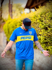 CAMISETA BOCA JUNIORS RETRO LOCAL 2003