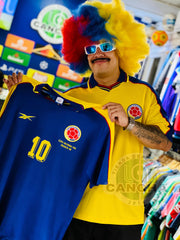 CAMISETA SELECCION COLOMBIA RETRO VISITANTE 1998