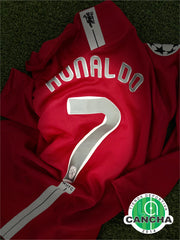 CAMISETA MANCHESTER UNITED RETRO LOCAL 2007/2008 KIDS