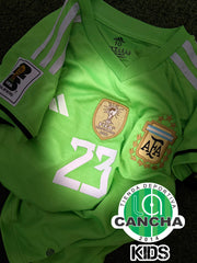 CAMISETA ARGENTINA ARQUERO 1.1 2023-2024 KIDS