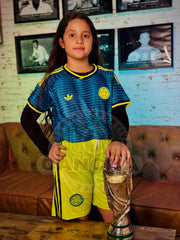 CAMISETA COLOMBIA VISITANTE 2026 NIÑO