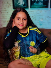 CAMISETA COLOMBIA VISITANTE 2026 NIÑO