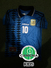 CAMISETA ARGENTINA RETRO VISITANTE 1994  KIDS