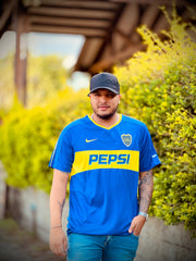 CAMISETA BOCA JUNIORS RETRO LOCAL 2003