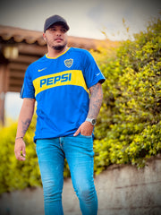 CAMISETA BOCA JUNIORS RETRO LOCAL 2003