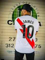 CAMISETA RAYO VALLECANO LOCAL JAMES PLAYER 2024/2025
