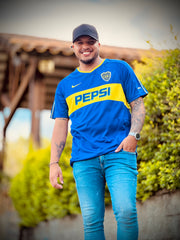 CAMISETA BOCA JUNIORS RETRO LOCAL 2003