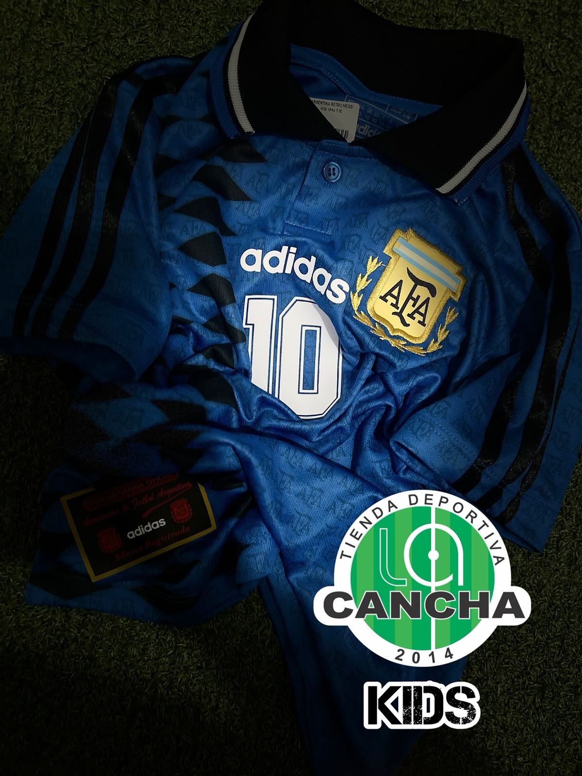 CAMISETA ARGENTINA RETRO VISITANTE 1994  KIDS