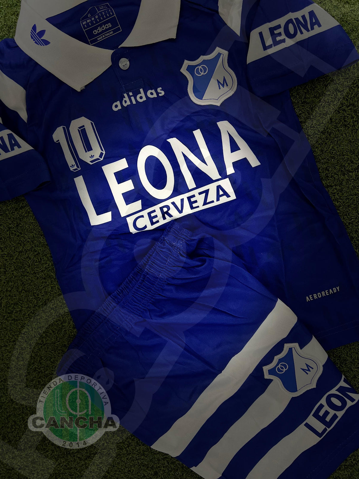 CAMISETA MILLONARIOS RETRO ADIDAS LEONA 1996 KIDS