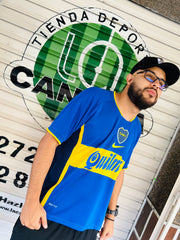 CAMISETA BOCA RETRO LOCAL 2002