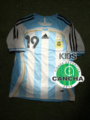 CAMISETA ARGENTINA RETRO LOCAL 2006 KIDS