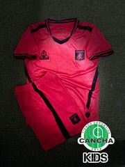 CAMISETA AMERICA DE CALI LOCAL ROJA 2023 KIDS