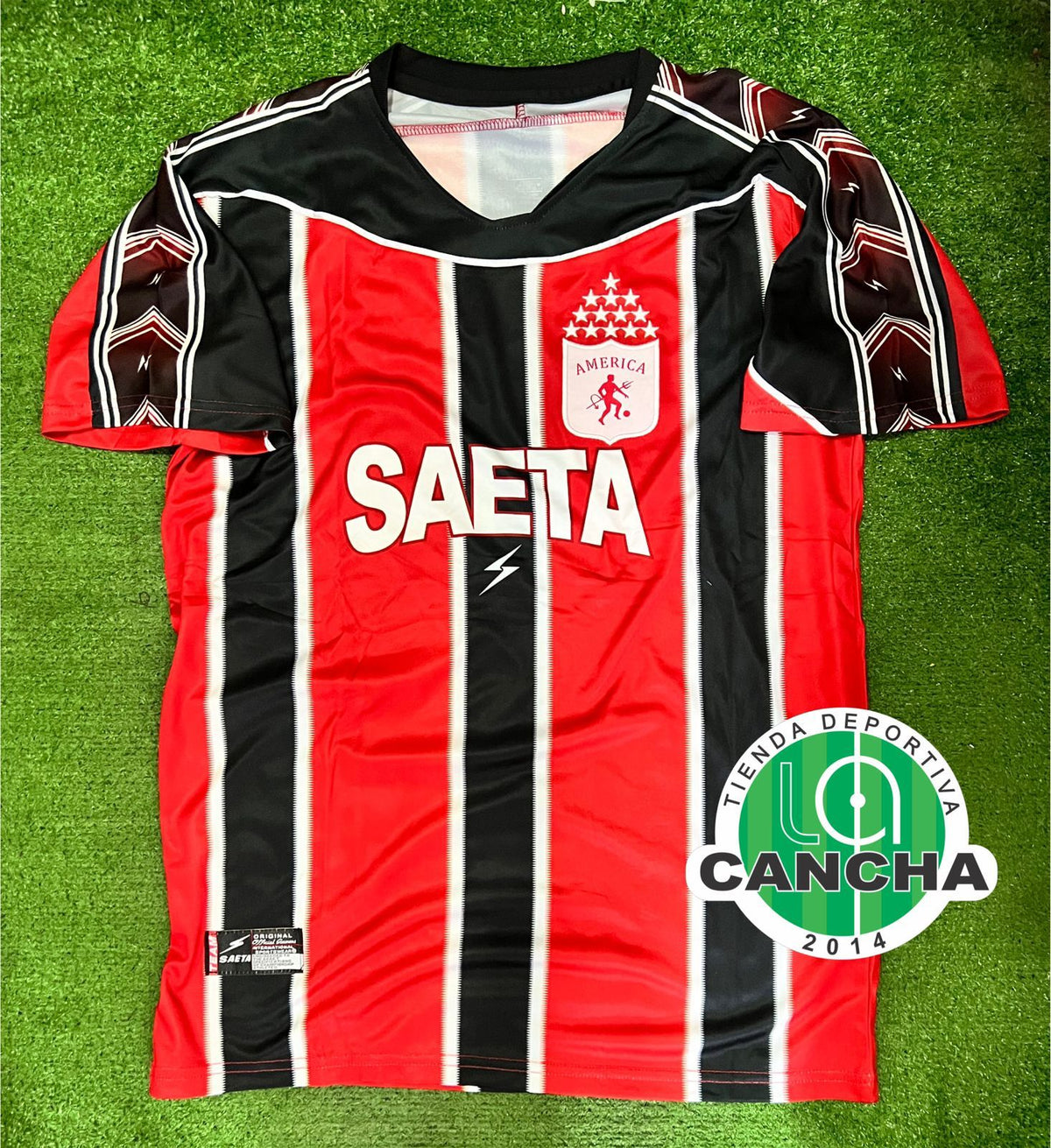 CAMISETA AMERICA DE CALI RETRO SAETA 2010