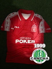 CAMISETA AMERICA DE CALI RETRO LOCAL ROJA 1999