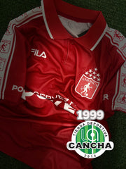 CAMISETA AMERICA DE CALI RETRO LOCAL ROJA 1999