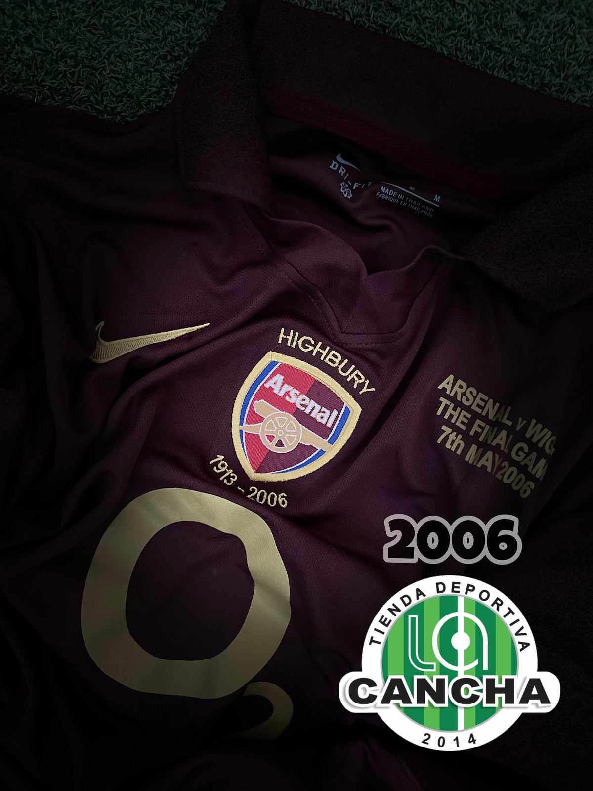 CAMISETA ARSENAL RETRO TERCERA 2006 1.1