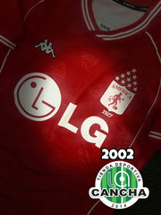 CAMISETA AMERICA DE CALI RETRO LOCAL 2002 AAA