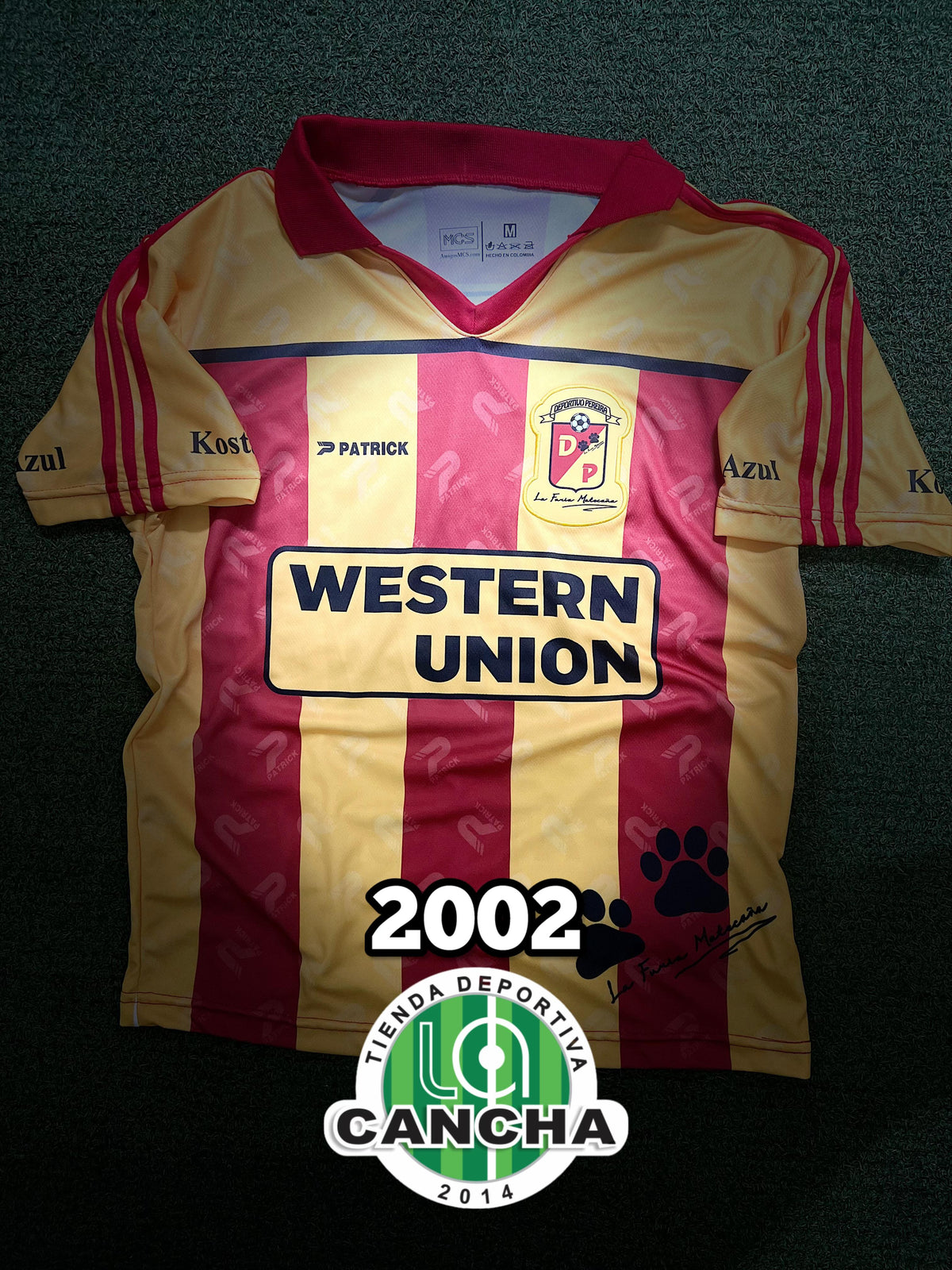 CAMISETA DEPORTIVO PEREIRA RETRO LOCAL 2002