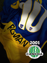 CAMISETA BOCA JUNIORS RETRO LOCAL 1.1 2001