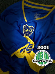 CAMISETA BOCA JUNIORS RETRO LOCAL 1.1 2001