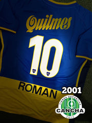 CAMISETA BOCA JUNIORS RETRO LOCAL 1.1 2001