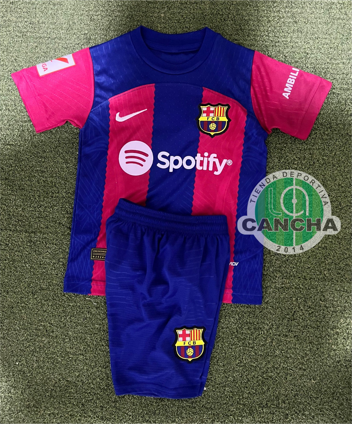 CAMISETA BARCELONA LOCAL 1.1 2023 KIDS