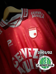 CAMISETA SANTA FE RETRO LOCAL GAMA ALTA 2001/2002