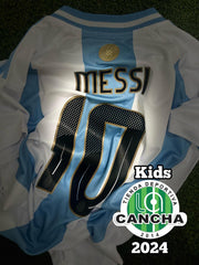 CAMISETA ARGENTINA LOCAL MESSI 2024/25 KIDS