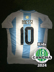 CAMISETA ARGENTINA LOCAL MESSI 2024/25 KIDS