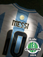 CAMISETA ARGENTINA LOCAL MESSI 2024/25 KIDS