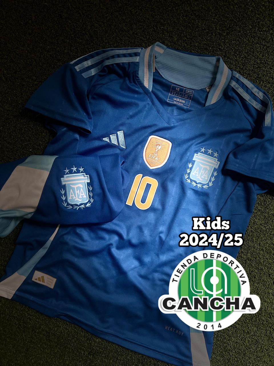 CAMISETA ARGENTINA VISITANTE 1.1 2024/2025 KIDS