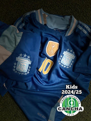 CAMISETA ARGENTINA VISITANTE 1.1 2024/2025 KIDS