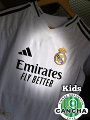 CAMISETA REAL MADRID LOCAL 1.1 PLAYER 2024/2025 KIDS