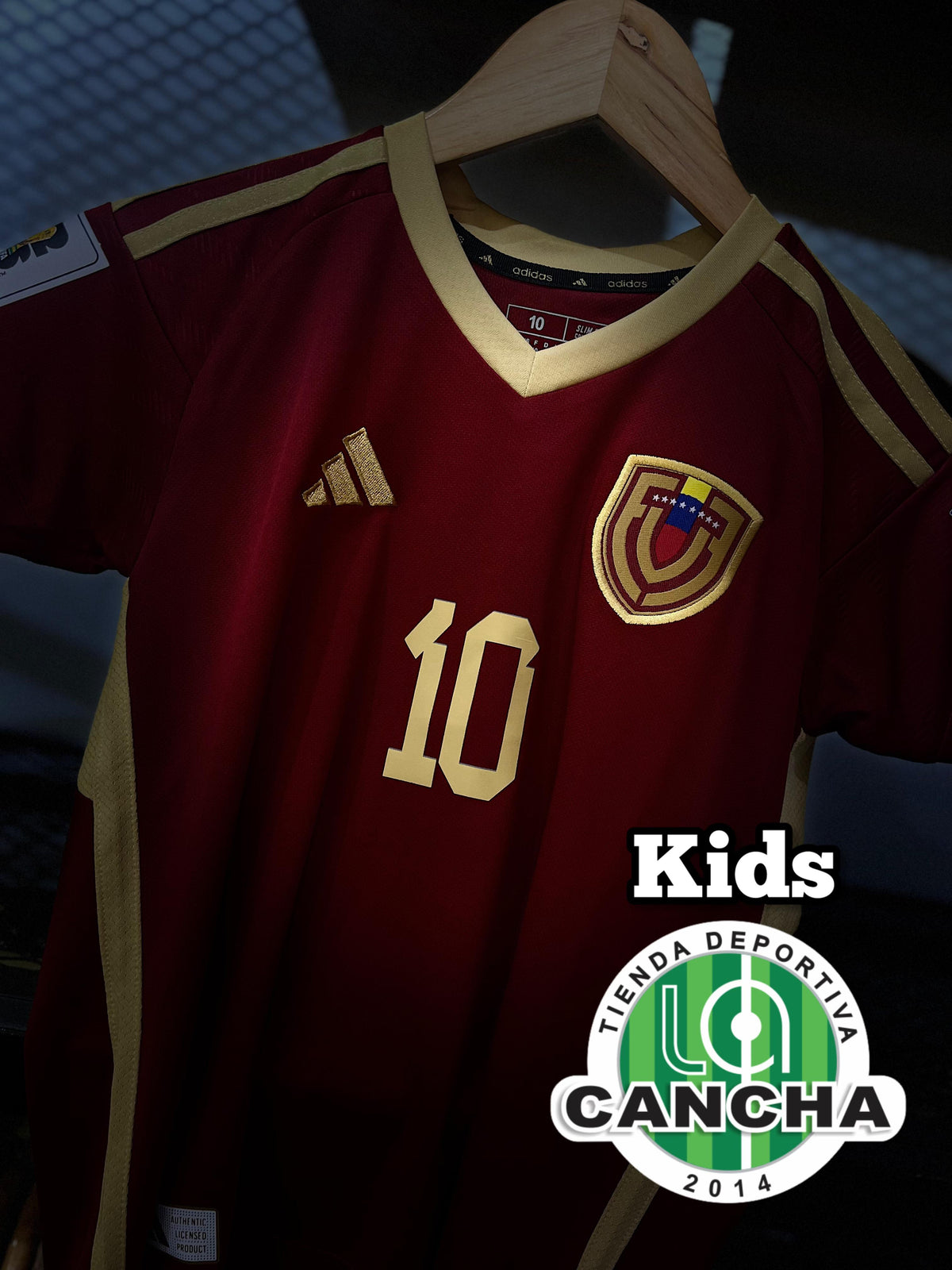 CAMISETA VENEZUELA LOCAL FANS 1.1 SOTELDO 2024/2025 KIDS