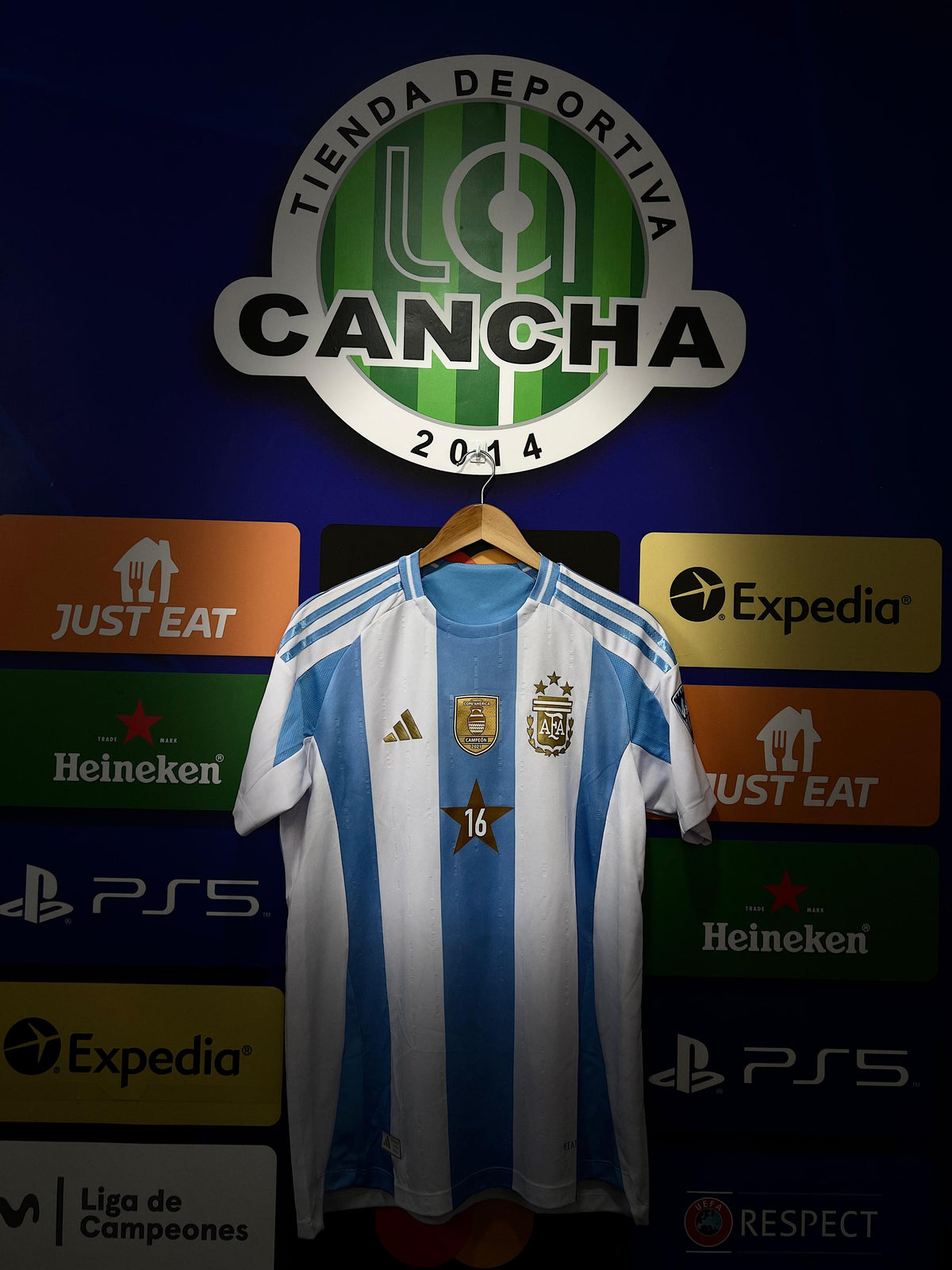 CAMISETA ARGENTINA BICAMPEONES COPA AMERICA