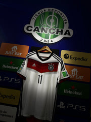 CAMISETA ALEMANIA RETRO LOCAL 2014 SEMI ORIGINAL