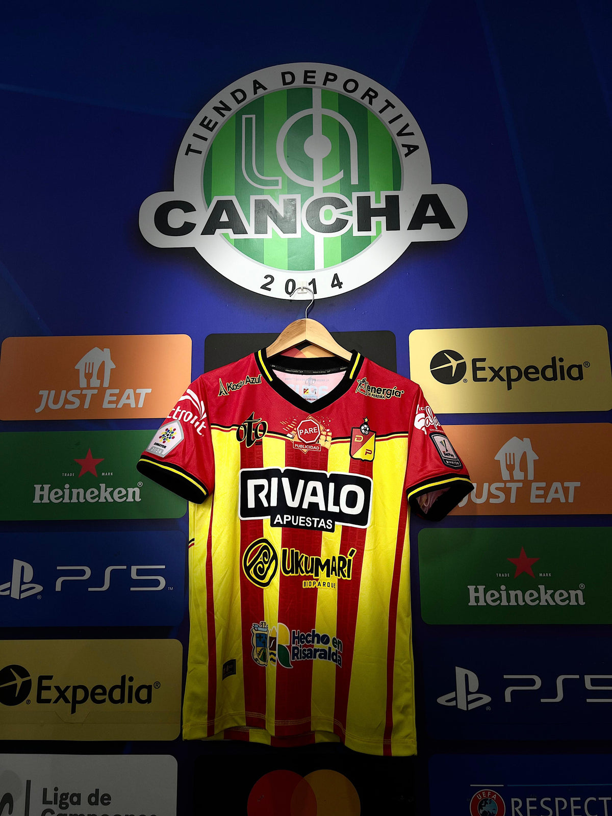 CAMISETA DEPORTIVO PEREIRA LOCAL 1.1 PLAYER 2024/2025