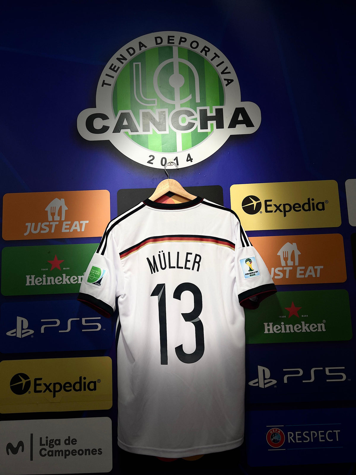 CAMISETA ALEMANIA RETRO LOCAL 2014