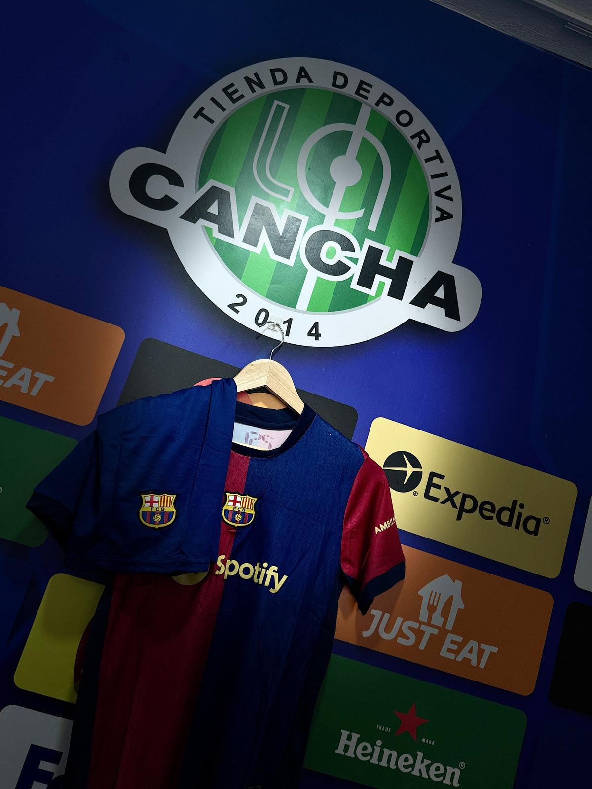 CAMISETA BARCELONA LOCAL AAA 2024 KIDS