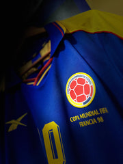 CAMISETA SELECCION COLOMBIA RETRO VISITANTE 1998 1.1