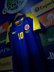 CAMISETA SELECCION COLOMBIA RETRO VISITANTE 1998 1.1