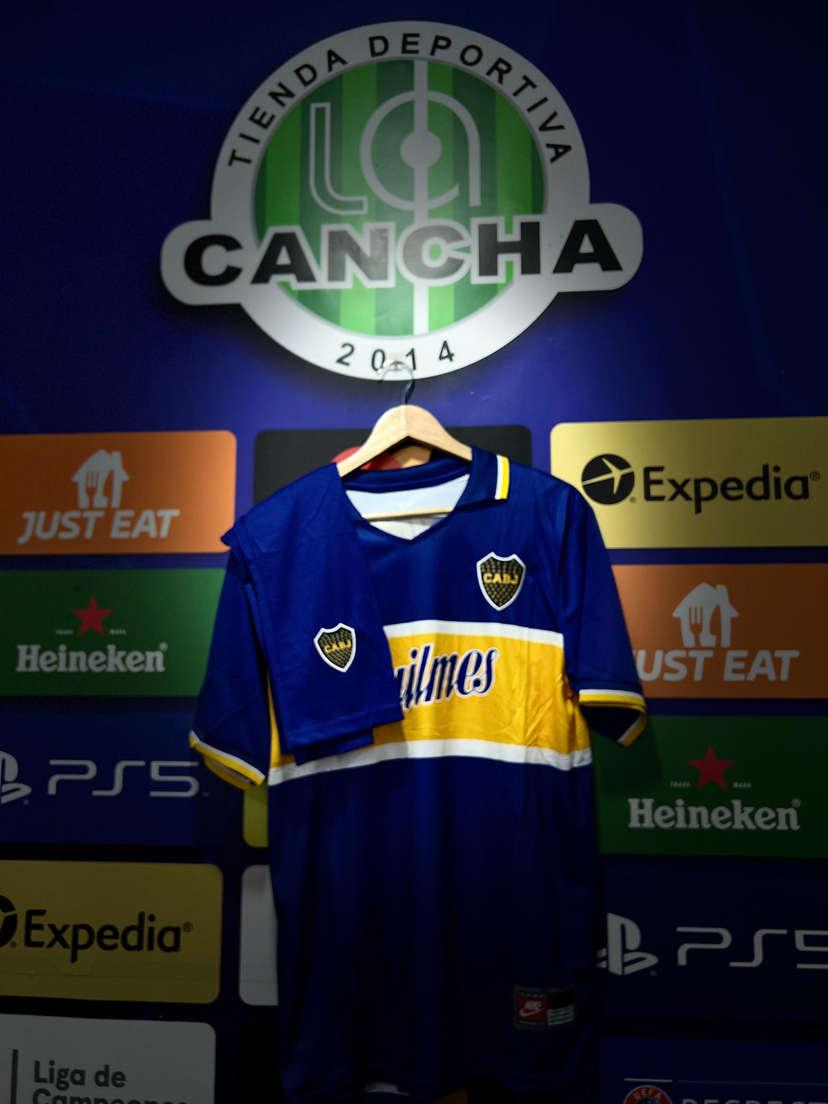 CAMISETA BOCA JUNIORS RETRO LOCAL 1996/1997