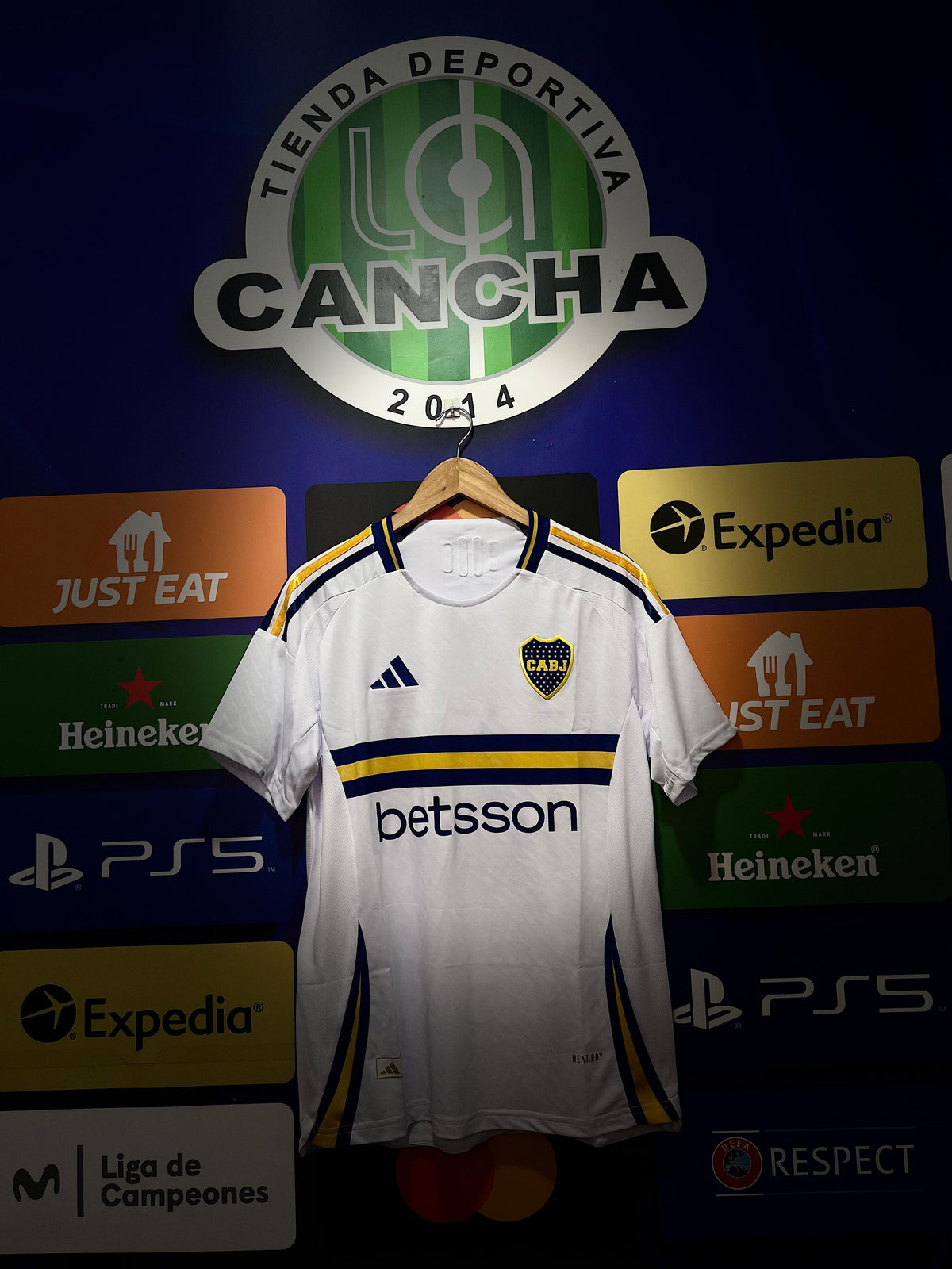 CAMISETA BOCA JUNIORS VISITANTE 1.1 FANS 2024/2025