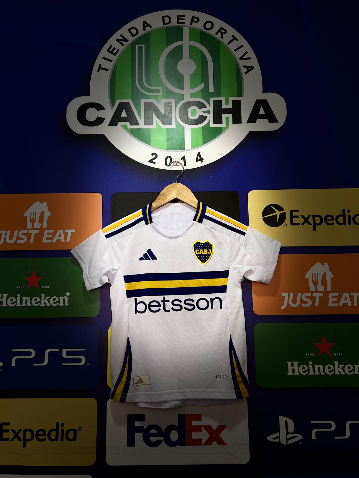 CAMISETA BOCA JUNIORS VISITANTE 1.1 FANS 2024/2025 KIDS