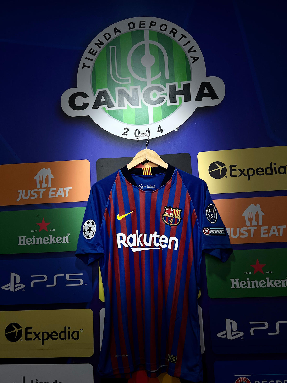 CAMISETA BARCELONA RETRO LOCAL 1.1 2018