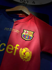 CAMISETA BARCELONA RETRO LOCAL GAMA ALTA 2008/2009 KIDS