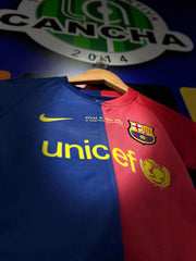 CAMISETA BARCELONA RETRO LOCAL GAMA ALTA 2008/2009 KIDS