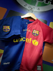 CAMISETA BARCELONA RETRO LOCAL GAMA ALTA 2008/2009 KIDS