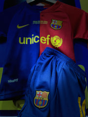 CAMISETA BARCELONA RETRO LOCAL GAMA ALTA 2008/2009 KIDS